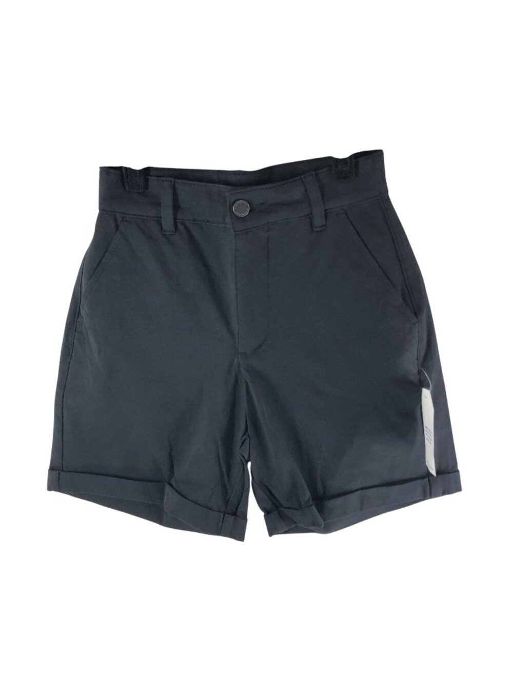 Universal Standard Womens Shorts High Rise Cuffed Cotton Blend Black 4XS US 00-0